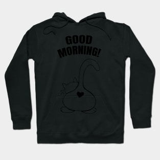 Good morning! Big fat kitty butt for your morning coffee. Hoodie